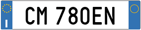 Truck License Plate